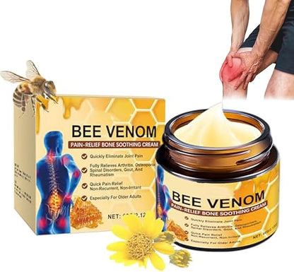 Bee Venom Bone Soothing Cream | Massage Cream for Back, Knee and Joint Support