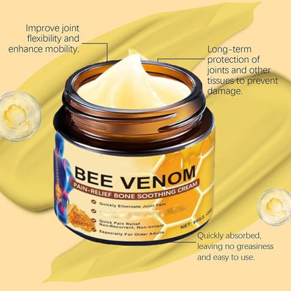 Bee Venom Bone Soothing Cream | Massage Cream for Back, Knee and Joint Support