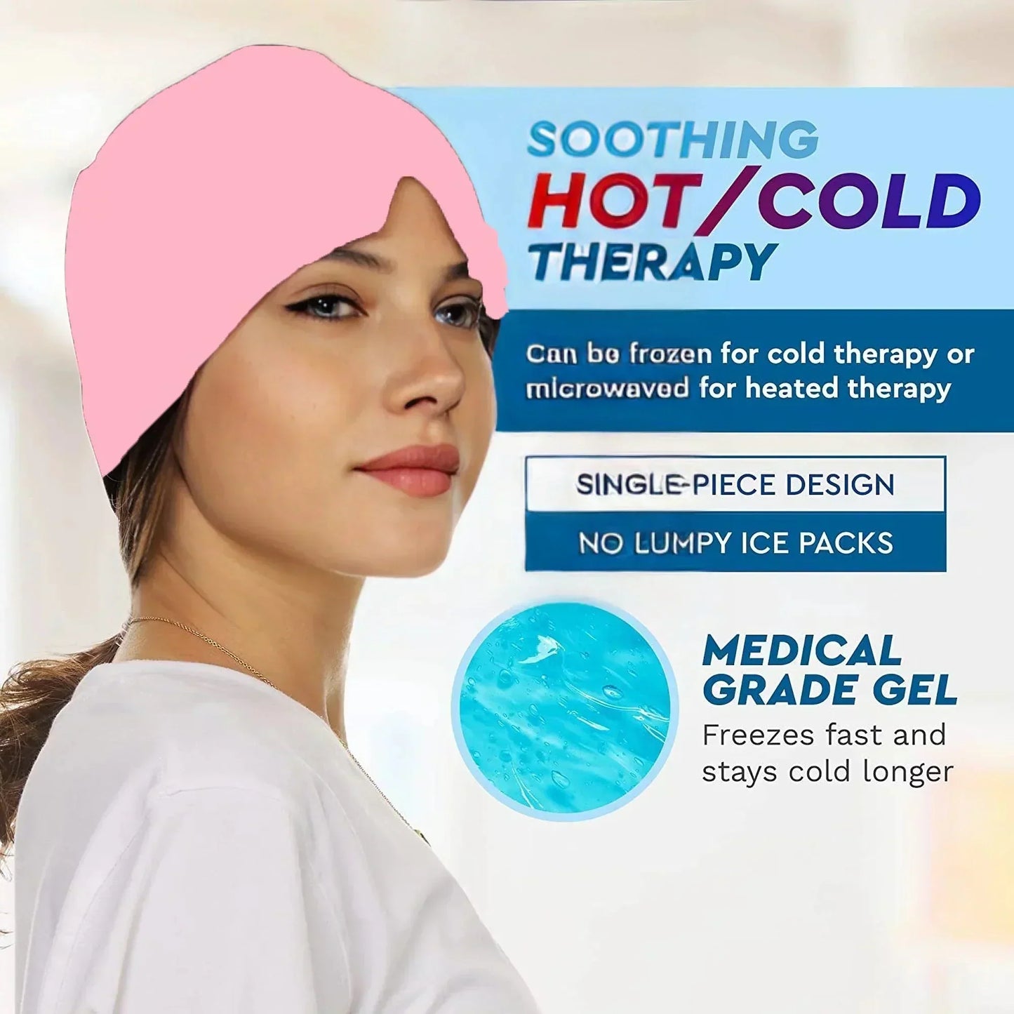 Migraine Ice Head Cap - Headache Relief