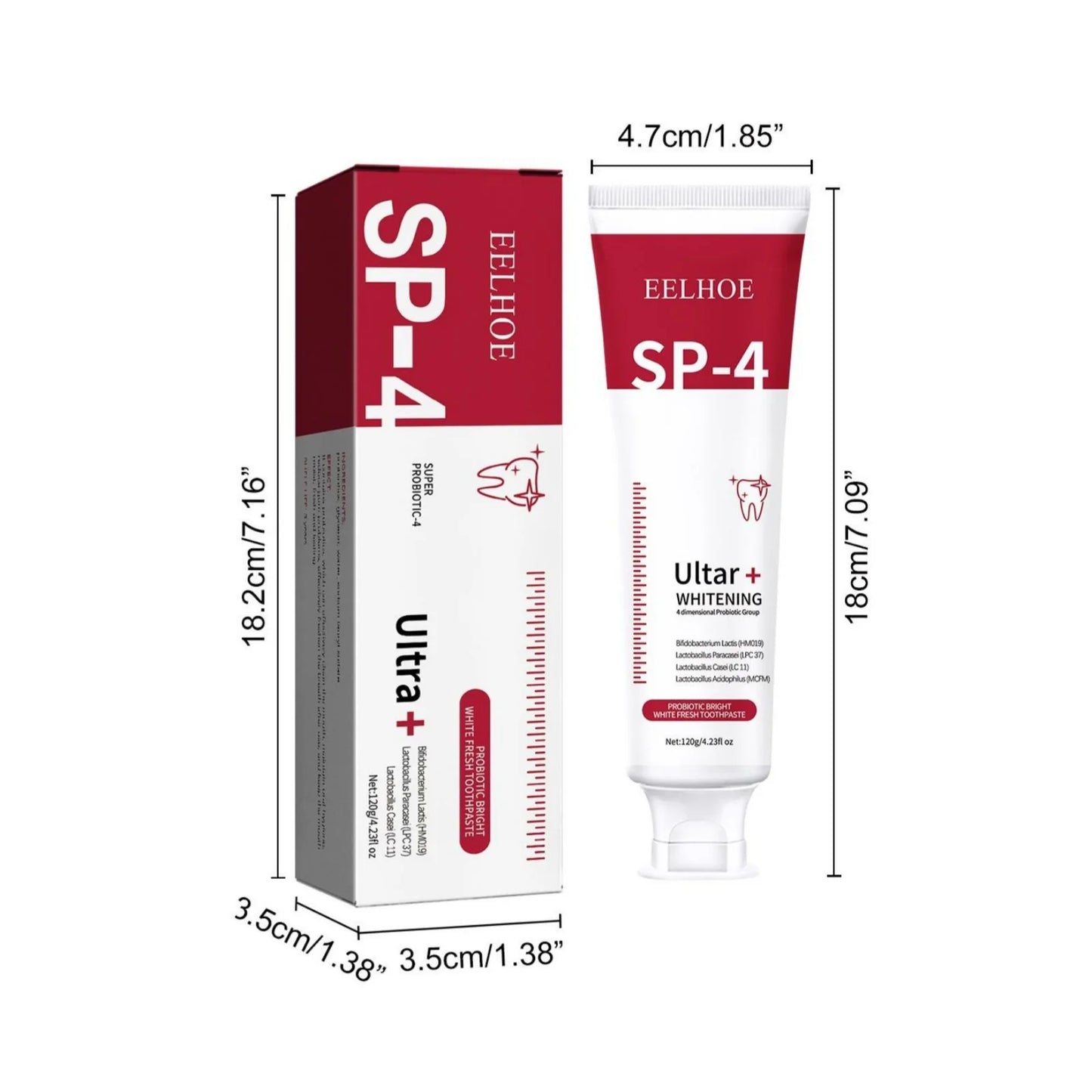 SP-4 Pro Whitening Toothpaste 120g – Complete Oral Care & Fresh Mint Protection