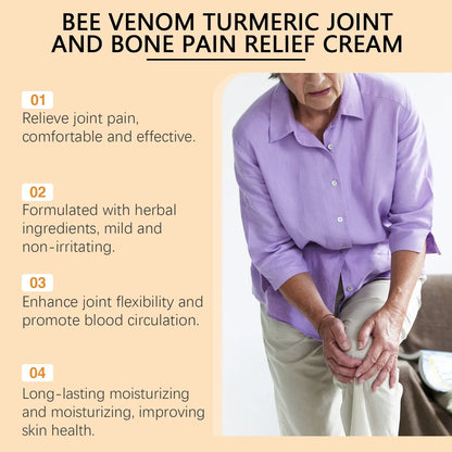South Moon Bee Venom Pain Relief Soothing Cream 60g | Joint & Muscle Comfort Cream | Fast Absorbing Massage Cream for Daily Use