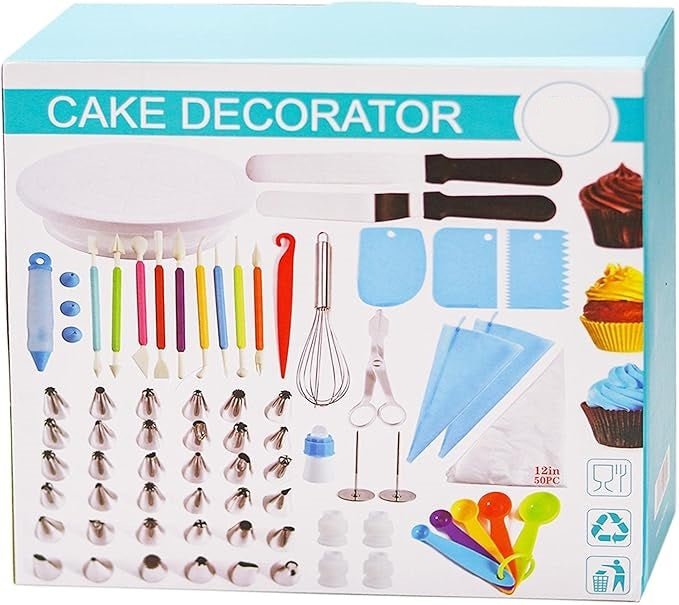 Cake Decorating Accessories Set (85 Pieces) – Complete Baking Kit Souq Al Riyad